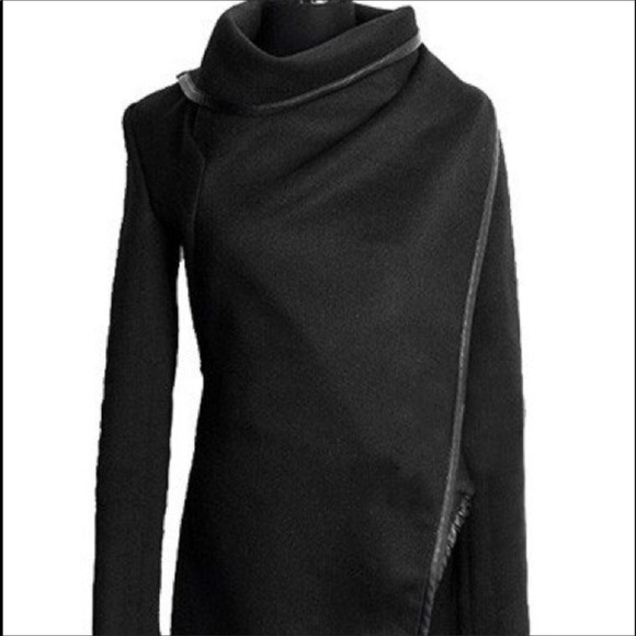 Navy Thin coat jacket - Picture 2 of 3